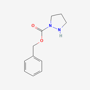 molecular formula C11H14N2O2 B1599684 苄基吡唑烷-1-羧酸酯 CAS No. 67600-79-7
