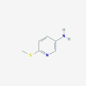 molecular formula C6H8N2S B1599708 6-(甲硫基)吡啶-3-胺 CAS No. 29958-08-5