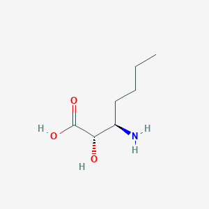 B1599713 (2S,3R)-3-Amino-2-hydroxyheptanoic acid CAS No. 334871-10-2