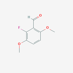 molecular formula C9H9FO3 B1599717 2-氟-3,6-二甲氧基苯甲醛 CAS No. 783342-33-6