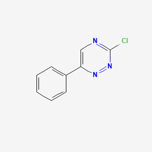 molecular formula C9H6ClN3 B1599734 3-氯-6-苯基-1,2,4-三嗪 CAS No. 73214-24-1
