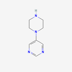 molecular formula C8H12N4 B1599735 5-(哌嗪-1-基)嘧啶 CAS No. 202135-70-4
