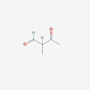 B1599736 Butanal, 2-methyl-3-oxo- CAS No. 22428-91-7