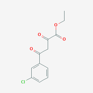 molecular formula C12H11ClO4 B1599738 Ethyl 4-(3-chlorophenyl)-2,4-dioxobutanoate CAS No. 57961-48-5