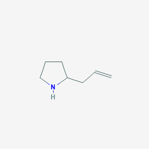 B1599746 Pyrrolidine, 2-(2-propenyl)- CAS No. 89656-36-0