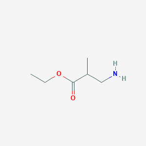 molecular formula C6H13NO2 B1599750 3-氨基-2-甲基丙酸乙酯 CAS No. 22560-81-2