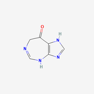 molecular formula C6H6N4O B1599751 4,7-二氢-咪唑[4,5-d]1,3-二氮杂卓-8(1H)-酮 CAS No. 72079-77-7
