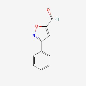 molecular formula C10H7NO2 B1599781 3-Phenylisoxazole-5-carbaldehyde CAS No. 72418-40-7