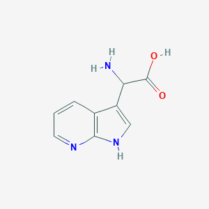 molecular formula C9H9N3O2 B015998 D,L-7-Aza-3-indolylglycine CAS No. 1052209-51-4
