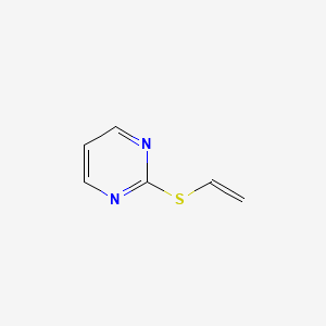 molecular formula C6H6N2S B1599810 2-Ethenylthio-pyrimidine CAS No. 83335-28-8