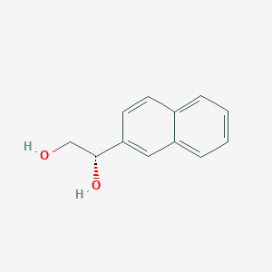 molecular formula C12H12O2 B1599813 (S)-(+)-1-(2-Naphthyl)-1,2-ethanediol CAS No. 43210-74-8