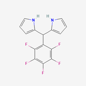 molecular formula C15H9F5N2 B1599833 5-(五氟苯基)二吡咯甲烷 CAS No. 167482-91-9