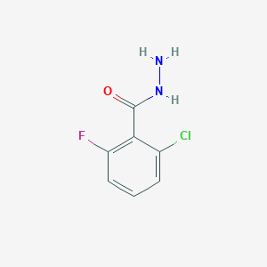 molecular formula C7H6ClFN2O B1599845 2-Chloro-6-fluorobenzohydrazide CAS No. 887267-56-3