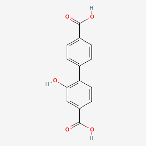 molecular formula C14H10O5 B1599855 4-(4-Carboxyphenyl)-3-hydroxybenzoic acid CAS No. 927676-33-3