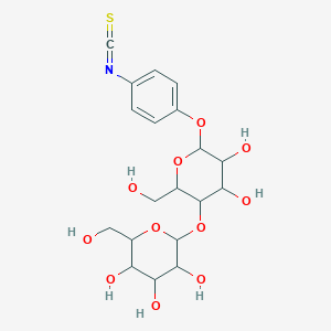 molecular formula C19H25NO11S B1599857 beta-D-Lactopyranosylphenyl isothiocyanate CAS No. 96324-93-5