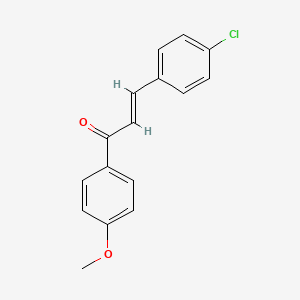 molecular formula C16H13ClO2 B1599861 3-(4-Chlorophenyl)-1-(4-methoxyphenyl)prop-2-en-1-one CAS No. 6552-68-7