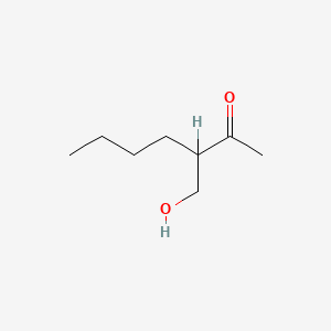 molecular formula C8H16O2 B1599868 3-(羟甲基)庚酮 CAS No. 65405-68-7