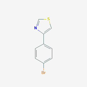 molecular formula C9H6BrNS B159989 4-(4-Bromophenyl)thiazole CAS No. 1826-20-6
