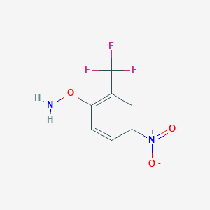 molecular formula C7H5F3N2O3 B1599895 4-硝基-2-(三氟甲基)苯基羟胺 CAS No. 94832-15-2