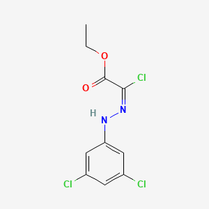 molecular formula C10H9Cl3N2O2 B1599901 2-氯-2-[2-(3,5-二氯苯基)腙基]乙酸乙酯 CAS No. 96722-61-1