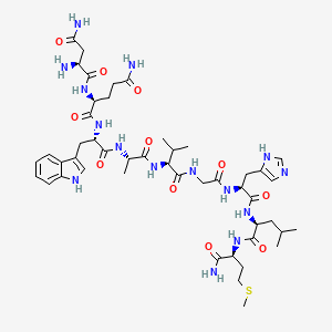 molecular formula C47H71N15O11S B1599903 Bombesin nonapeptide CAS No. 55750-00-0