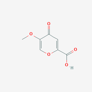 B1599917 5-Methoxy-4-oxo-4H-pyran-2-carboxylic acid CAS No. 1199-60-6
