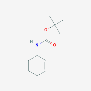 molecular formula C11H19NO2 B1599918 环己-2-烯-1-基甲氨酸叔丁酯 CAS No. 91230-16-9