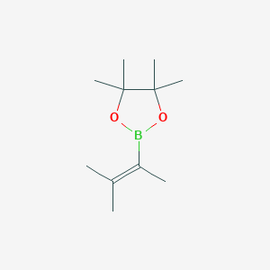 molecular formula C11H21BO2 B1599926 4,4,5,5-Tetramethyl-2-(3-methylbut-2-en-2-yl)-1,3,2-dioxaborolane CAS No. 219488-99-0