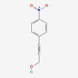molecular formula C9H7NO3 B1599937 3-(4-硝基苯基)丙-2-炔-1-醇 CAS No. 61266-32-8