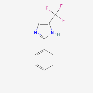 B1599956 2-(P-Tolyl)-4-(trifluoromethyl)-1H-imidazole CAS No. 33469-18-0