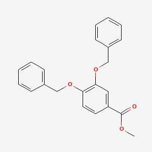 molecular formula C22H20O4 B1599957 3,4-双(苄氧基)苯甲酸甲酯 CAS No. 54544-05-7