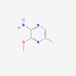molecular formula C6H9N3O B1599962 3-甲氧基-5-甲基吡嗪-2-胺 CAS No. 89464-87-9