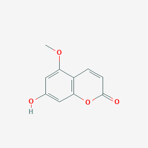 molecular formula C10H8O4 B1599974 5-甲氧基-7-羟基香豆素 CAS No. 3067-10-5