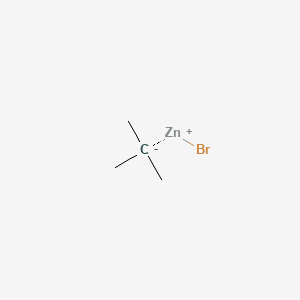 molecular formula C4H9BrZn B1599981 溴化叔丁基锌 CAS No. 7565-59-5