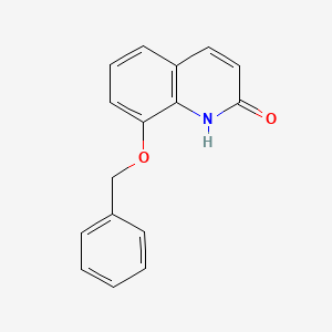 molecular formula C16H13NO2 B1599988 8-苄氧基-2-氧代-1H-喹啉 CAS No. 63404-84-2