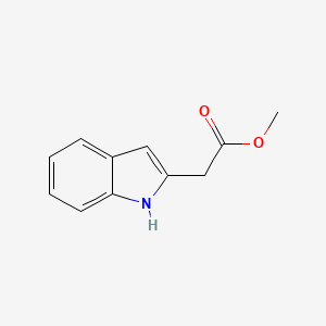 molecular formula C11H11NO2 B1599992 乙酸甲酯2-(1H-吲哚-2-基) CAS No. 21422-40-2