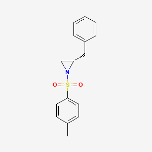molecular formula C16H17NO2S B1599996 (S)-(+)-2-Benzyl-1-(p-tolylsulfonyl)aziridine CAS No. 62596-64-9