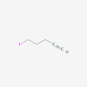 molecular formula C5H7I B1600000 5-碘-1-戊炔 CAS No. 2468-55-5