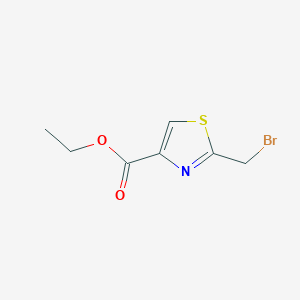 molecular formula C7H8BrNO2S B1600002 Ethyl 2-(bromomethyl)-1,3-thiazole-4-carboxylate CAS No. 78502-71-3