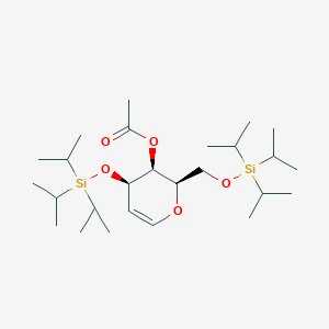 molecular formula C26H52O5Si2 B1600047 4-O-乙酰基-3,6-二-O-(三异丙基甲硅烷基)-D-半乳糖醛 CAS No. 201053-38-5