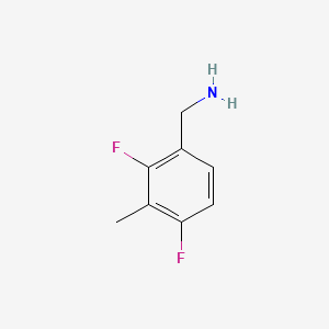 molecular formula C8H9F2N B1600063 2,4-二氟-3-甲基苯甲胺 CAS No. 847502-90-3