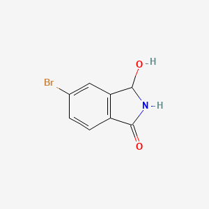 molecular formula C8H6BrNO2 B1600069 5-Bromo-3-hydroxyisoindolin-1-one CAS No. 573675-39-5