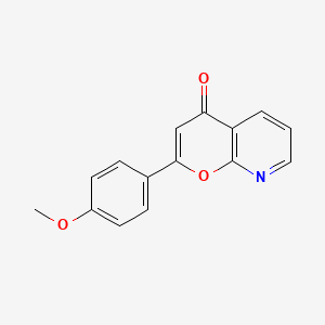 molecular formula C15H11NO3 B1600072 2-(4-methoxyphenyl)-4H-pyrano[2,3-b]pyridin-4-one CAS No. 884500-82-7