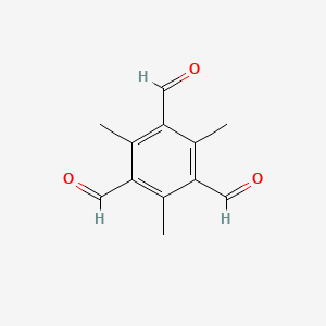 molecular formula C12H12O3 B1600076 1,3,5-Benzenetricarboxaldehyde, 2,4,6-trimethyl- CAS No. 119198-88-8