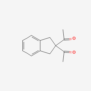 molecular formula C13H14O2 B1600086 2,2-Diacetylindan CAS No. 58920-75-5