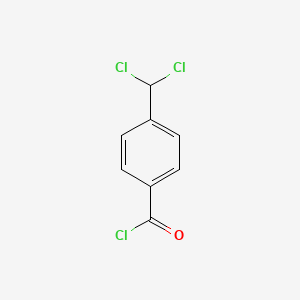 molecular formula C8H5Cl3O B1600091 4-(Dichloromethyl)benzoyl chloride CAS No. 36747-64-5