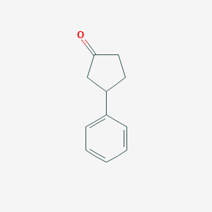 molecular formula C11H12O B1600095 3-Phenylcyclopentanone CAS No. 64145-51-3