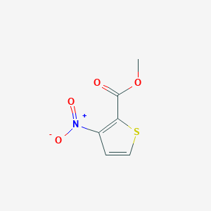molecular formula C6H5NO4S B1600096 3-硝基噻吩-2-甲酸甲酯 CAS No. 75735-44-3