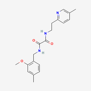 molecular formula C19H23N3O3 B1600101 N1-(2-甲氧基-4-甲基苄基)-N2-(2-(5-甲基吡啶-2-基)乙基)草酰胺 CAS No. 745047-94-3