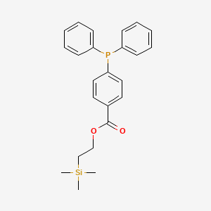 molecular formula C24H27O2PSi B1600107 2-(Trimethylsilyl)ethyl 4-(diphenylphosphino)benzoate CAS No. 566190-45-2